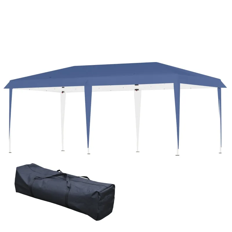 10' x 19' Outdoor Pop Up Party Tent - Blue