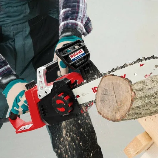 12-Inch 40V Cordless Chainsaw with Lithium-Ion Battery