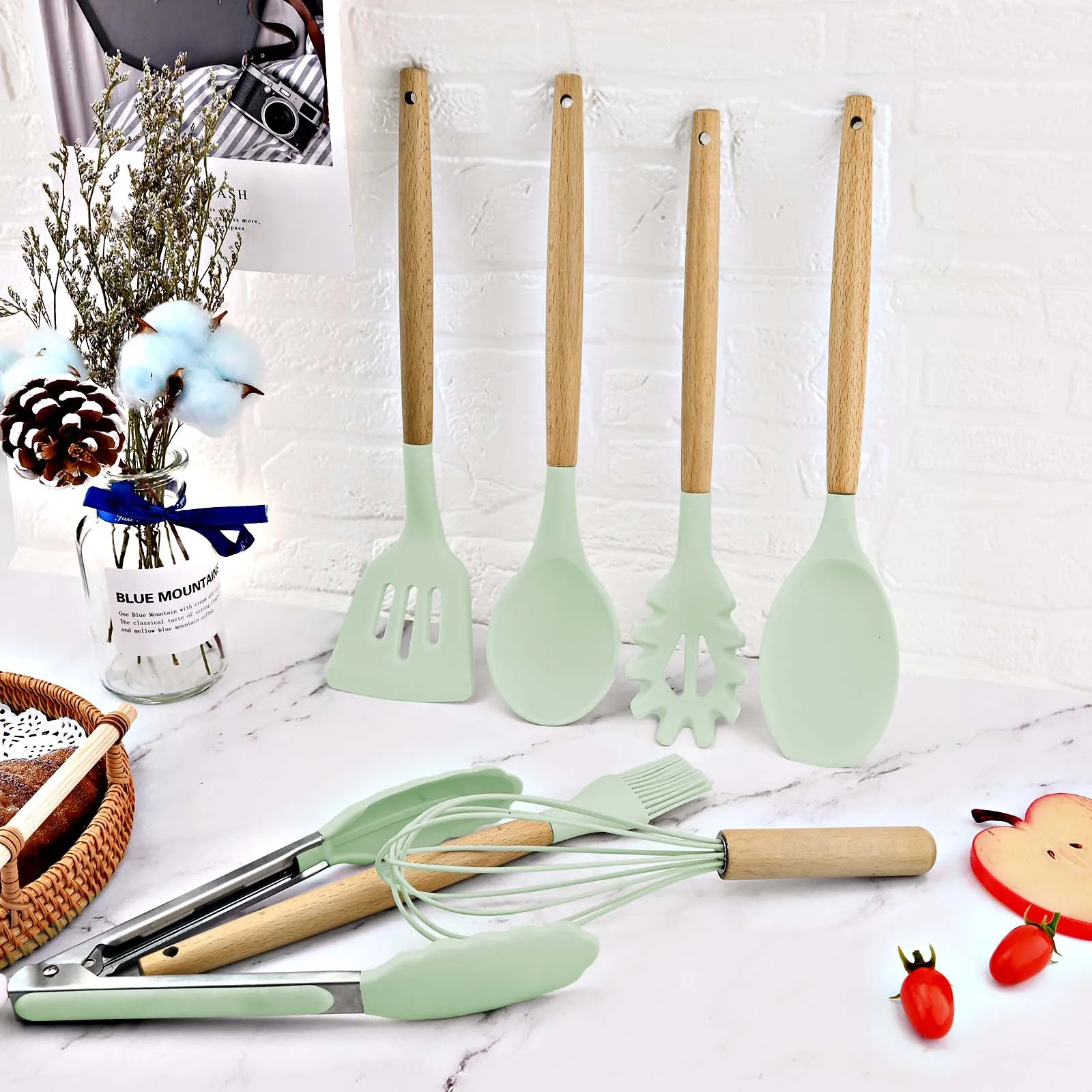 12 Piece Silicone Utensil Set