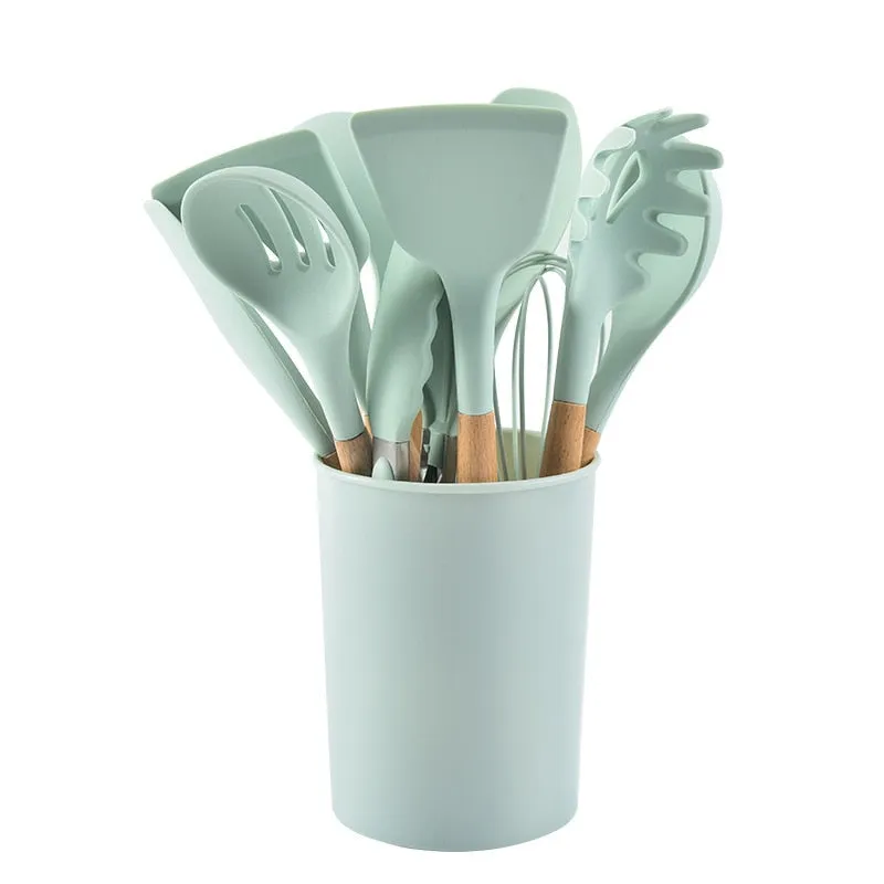 12 Piece Silicone Utensil Set