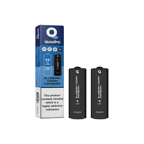 20mg Quadro 2.4k Replacement Pods - 2ml