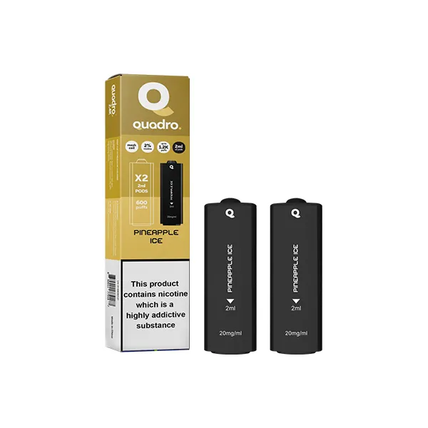 20mg Quadro 2.4k Replacement Pods - 2ml