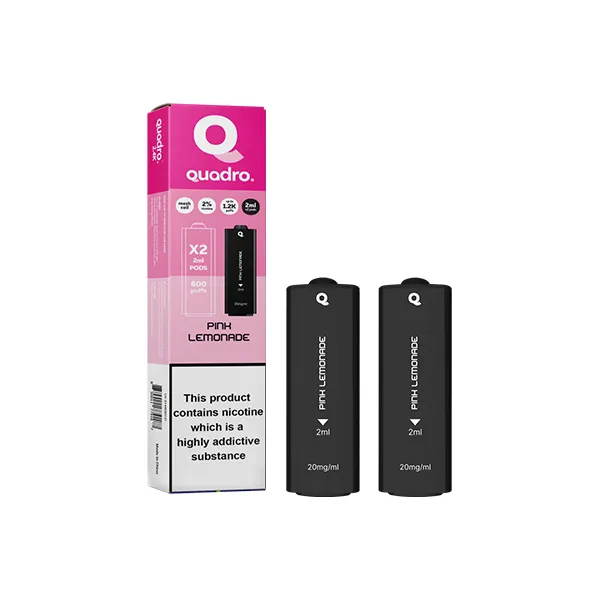 20mg Quadro 2.4k Replacement Pods - 2ml