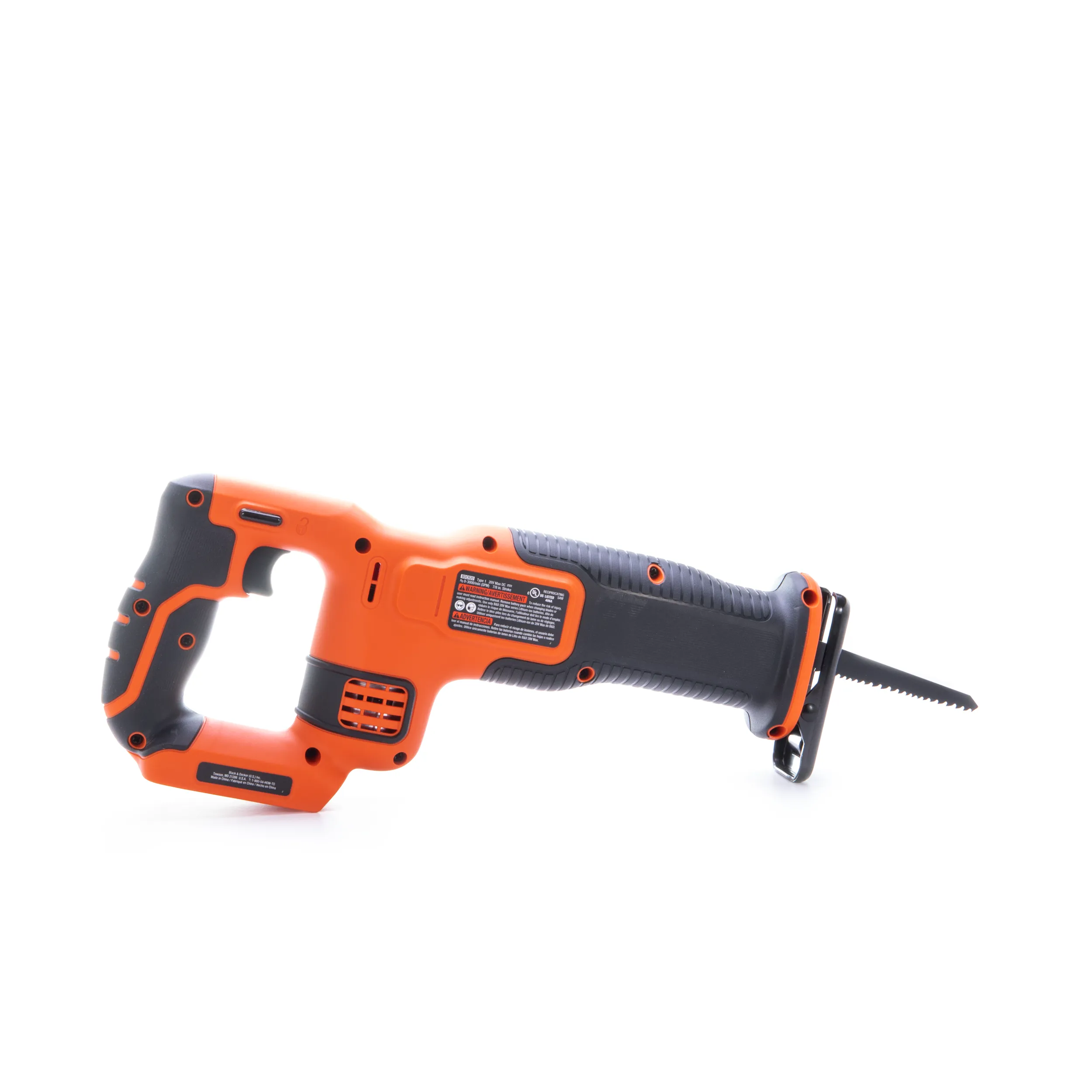 20V MAX* POWERCONNECT™ 7/8-Inch Cordless Reciprocating Saw