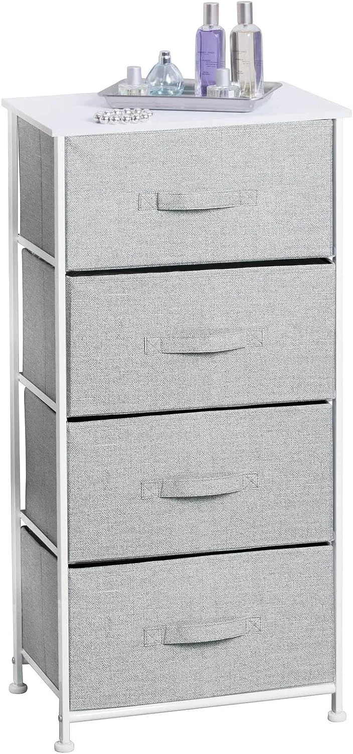 Blushbees Tall Dresser Storage with 4 Removable Fabric Drawers.