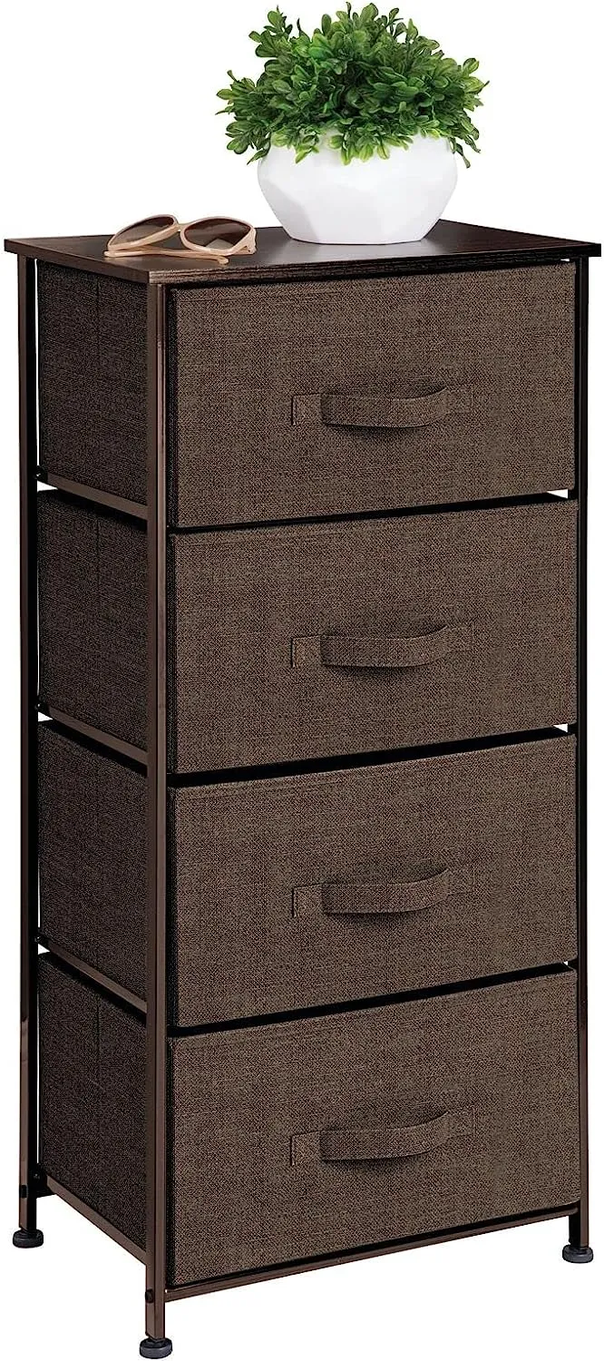 Blushbees Tall Dresser Storage with 4 Removable Fabric Drawers.