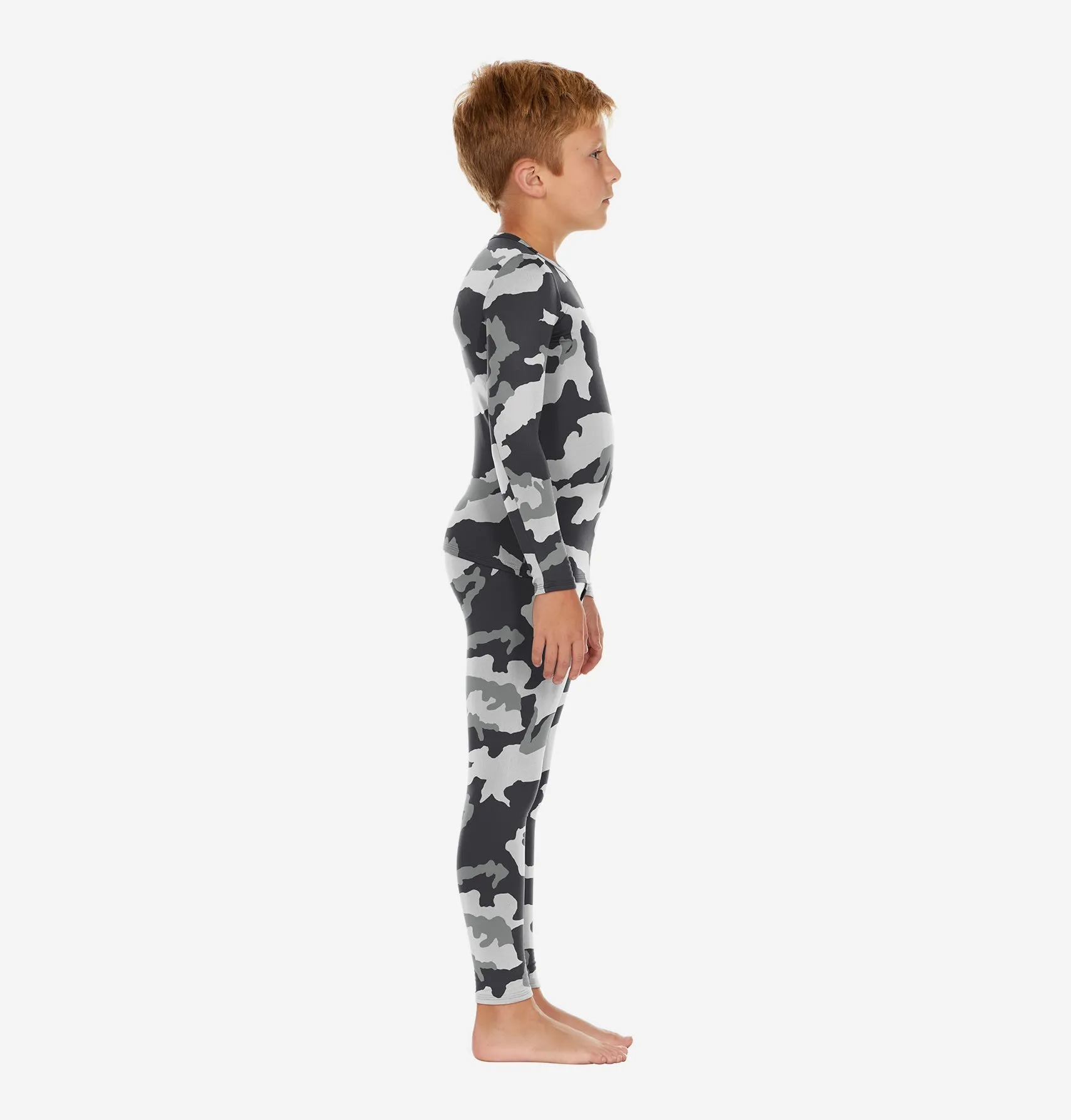 Boy's Print Thermal Set