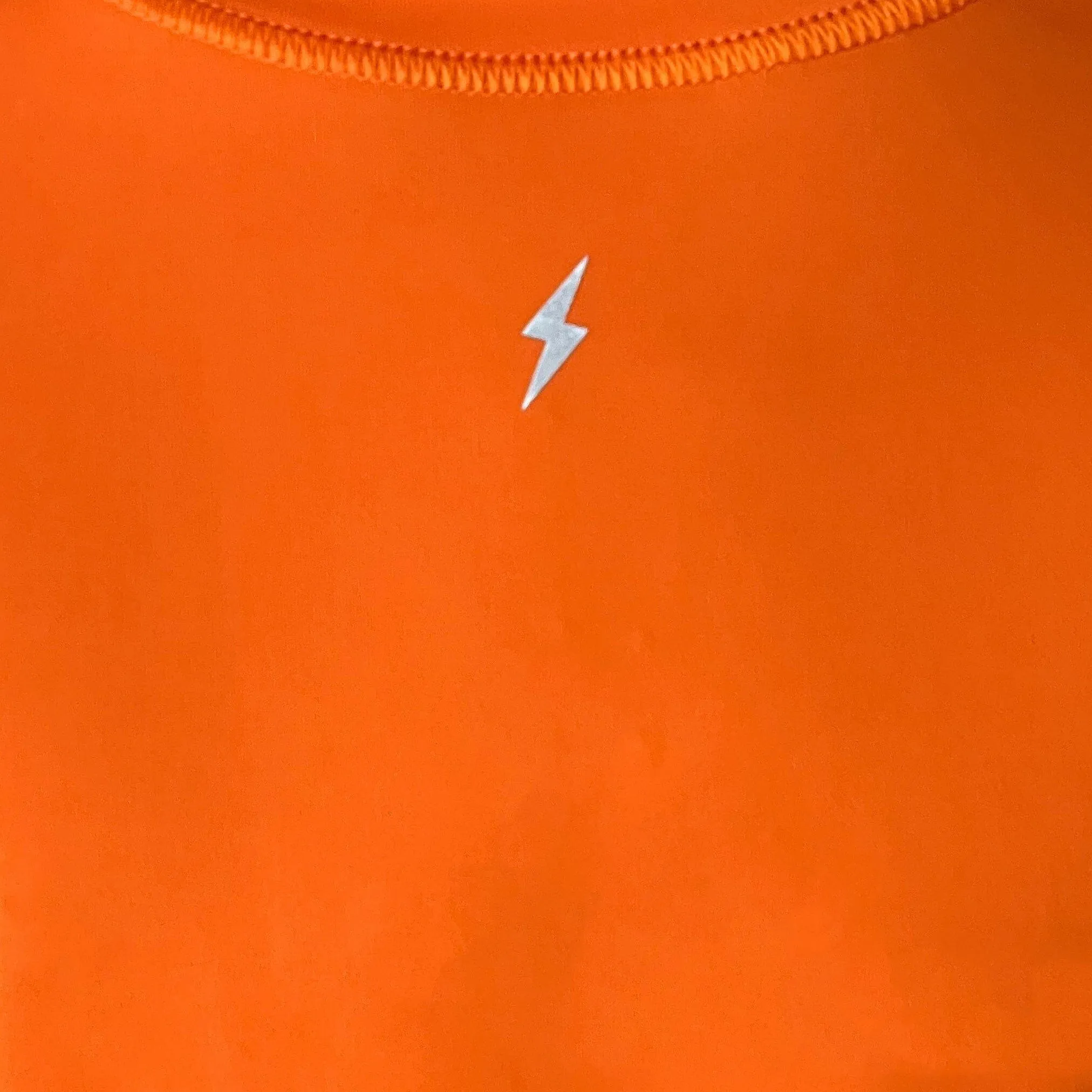 BRUCE BOLT Long Sleeve Performance T-Shirt with Reflective Bolt - ORANGE