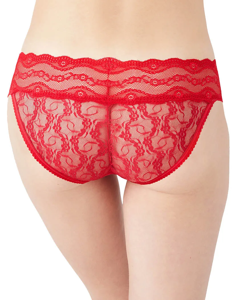 b.tempt'd by Wacoal Lace Kiss Bikini Crimson Red 978182