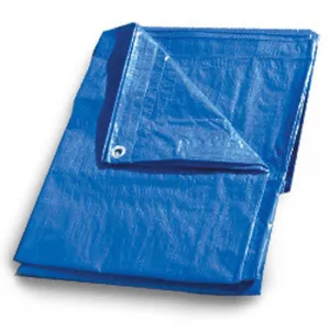 Continental Western B1824 Regular-Duty Poly Tarp 18' x 24', Blue