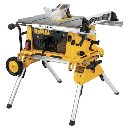 DeWALT DW7440RS Heavy Duty Rolling Job Site Table Saw Portable Stand