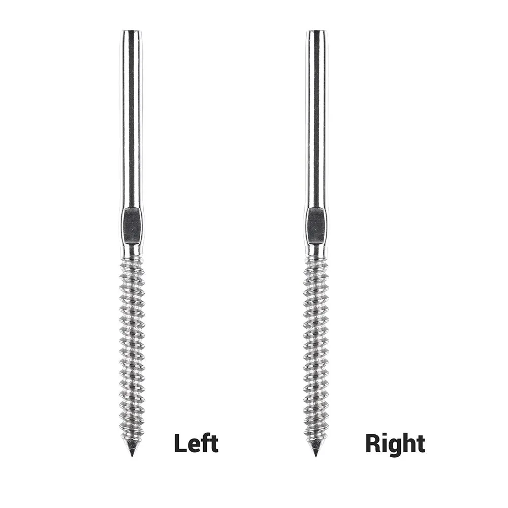 DIY Cable Railing Hardware Swage Lag Screws D1/8"-3/16"