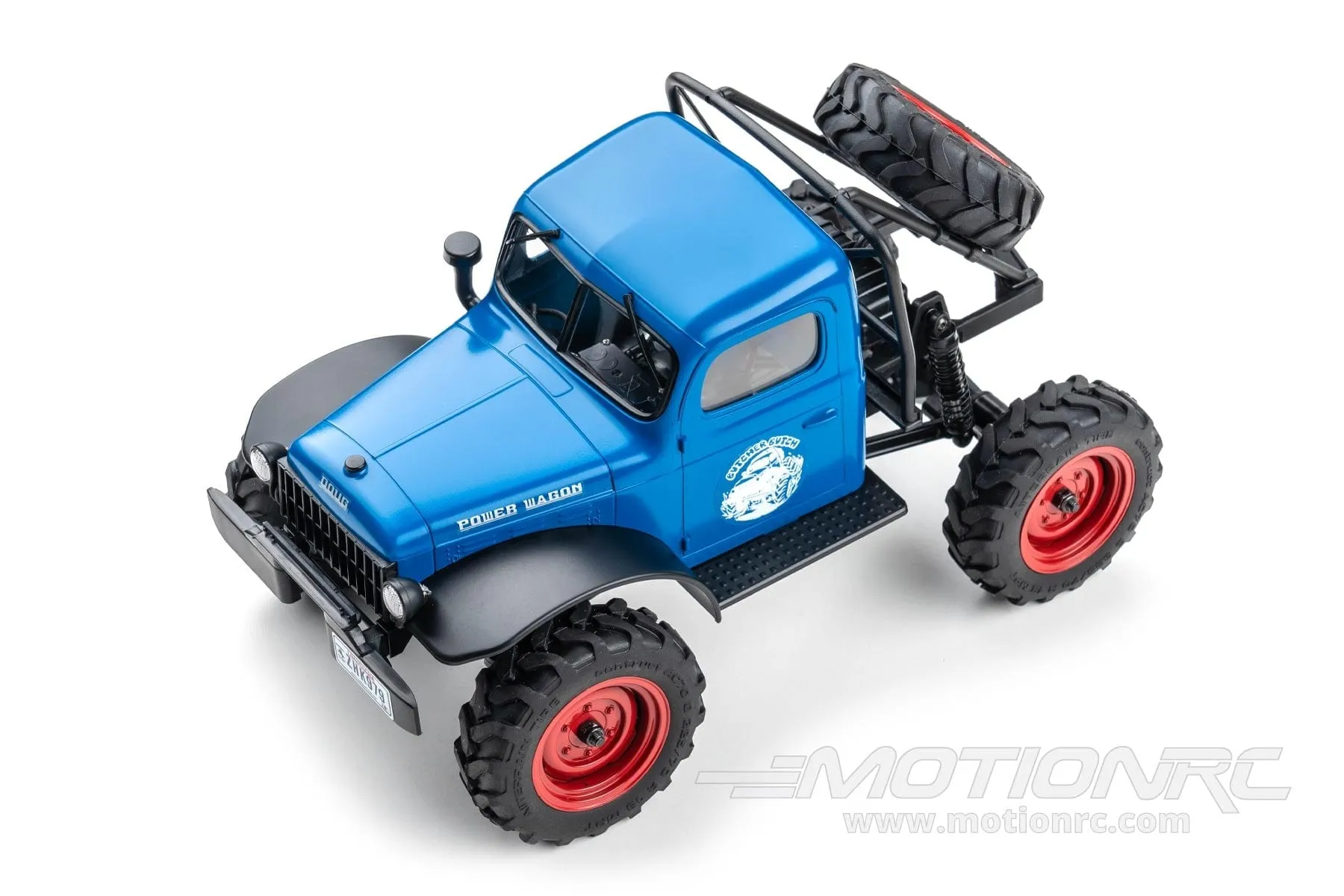 FMS FCX24 Power Wagon Blue 1/24 Scale 4WD Crawler - RTR