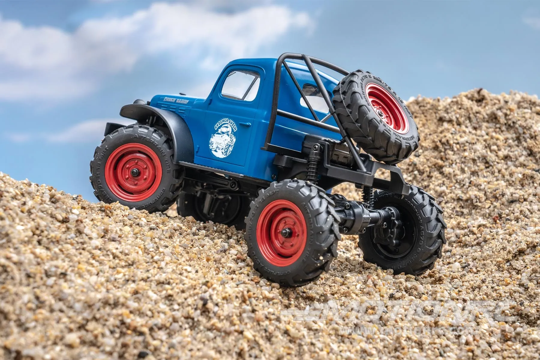 FMS FCX24 Power Wagon Blue 1/24 Scale 4WD Crawler - RTR