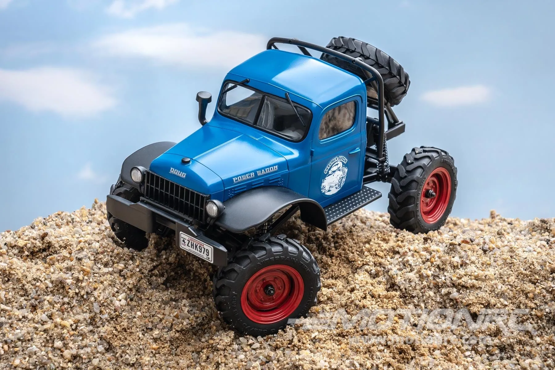 FMS FCX24 Power Wagon Blue 1/24 Scale 4WD Crawler - RTR