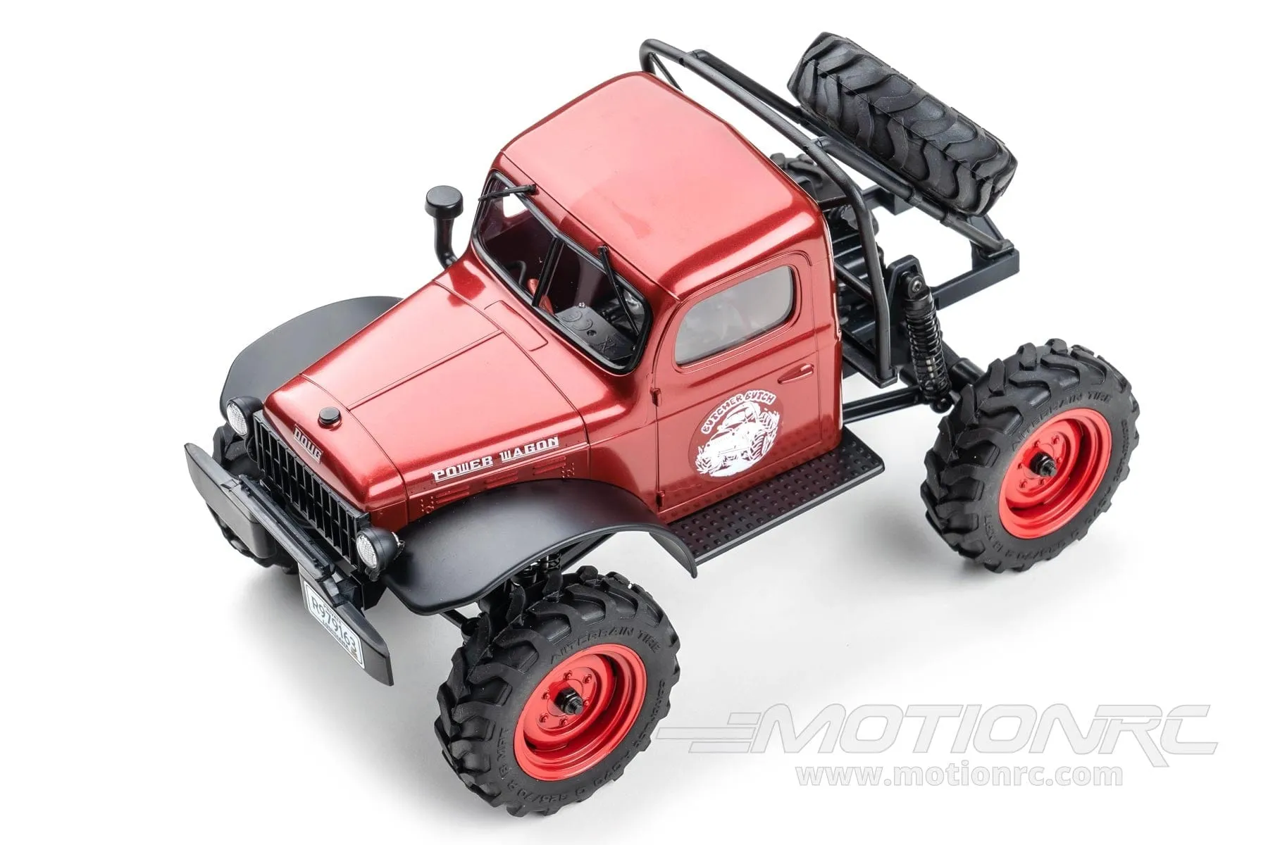 FMS FCX24 Power Wagon Red 1/24 Scale 4WD Crawler - RTR