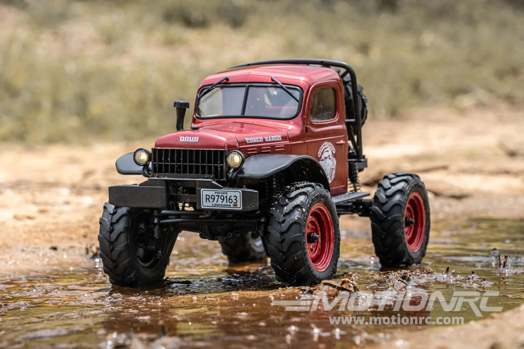 FMS FCX24 Power Wagon Red 1/24 Scale 4WD Crawler - RTR