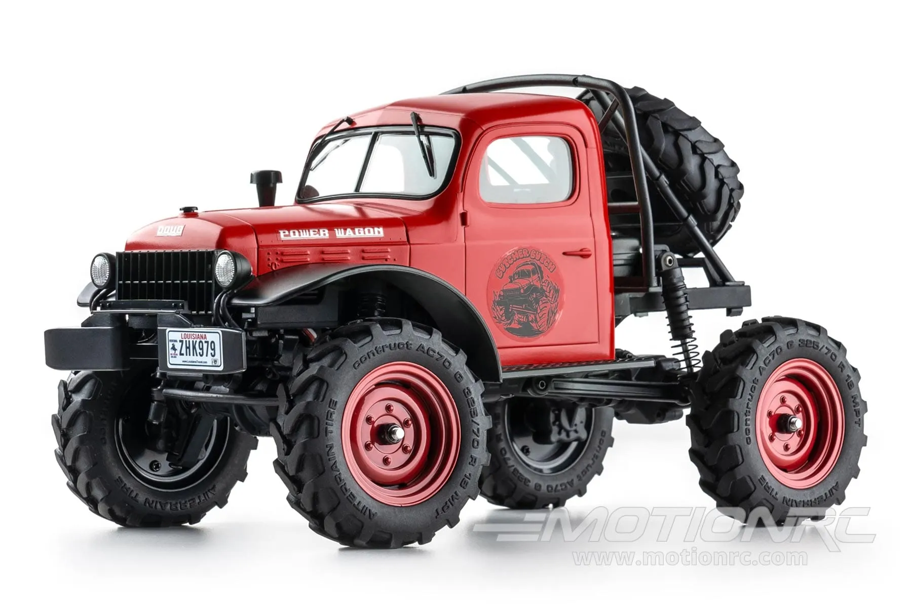 FMS FCX24 Power Wagon Red 1/24 Scale 4WD Crawler - RTR