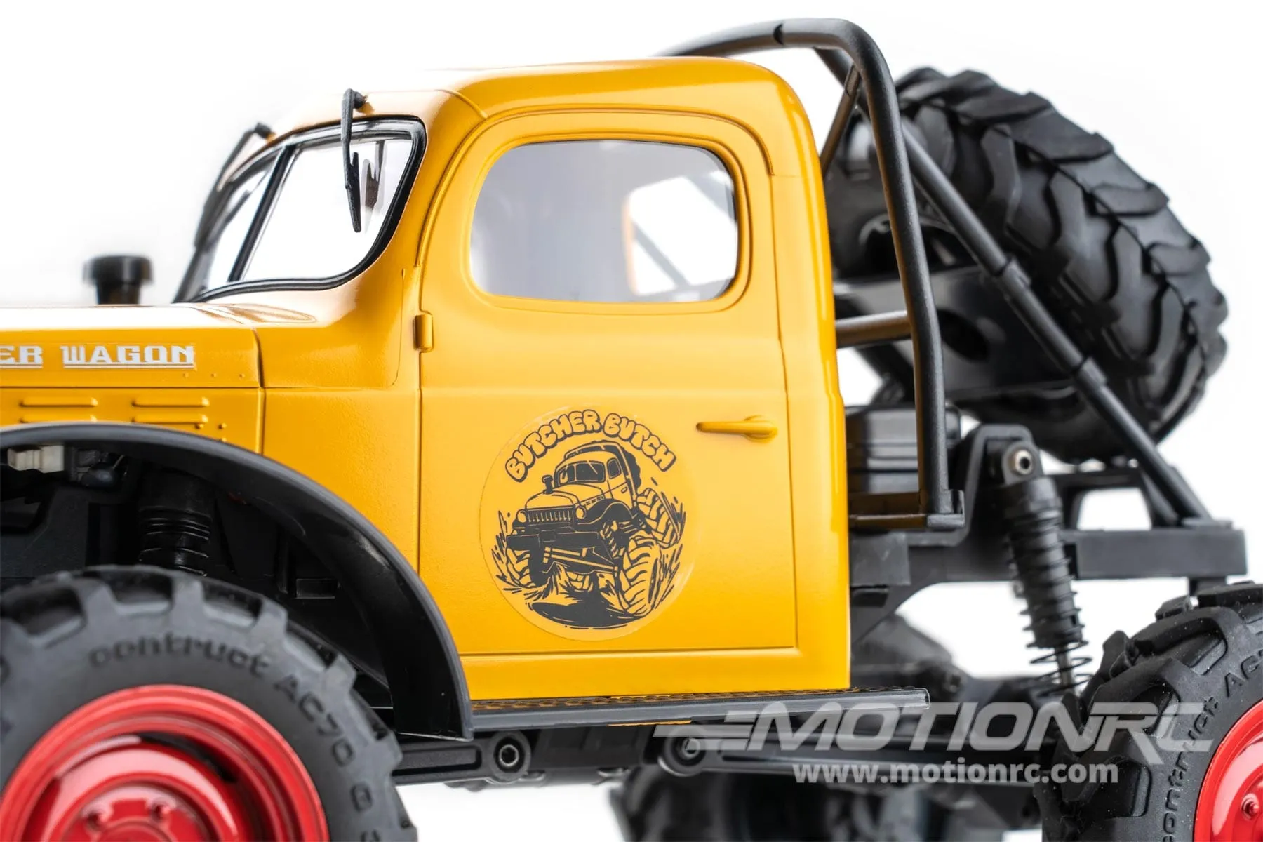 FMS FCX24 Power Wagon Yellow 1/24 Scale 4WD Crawler - RTR