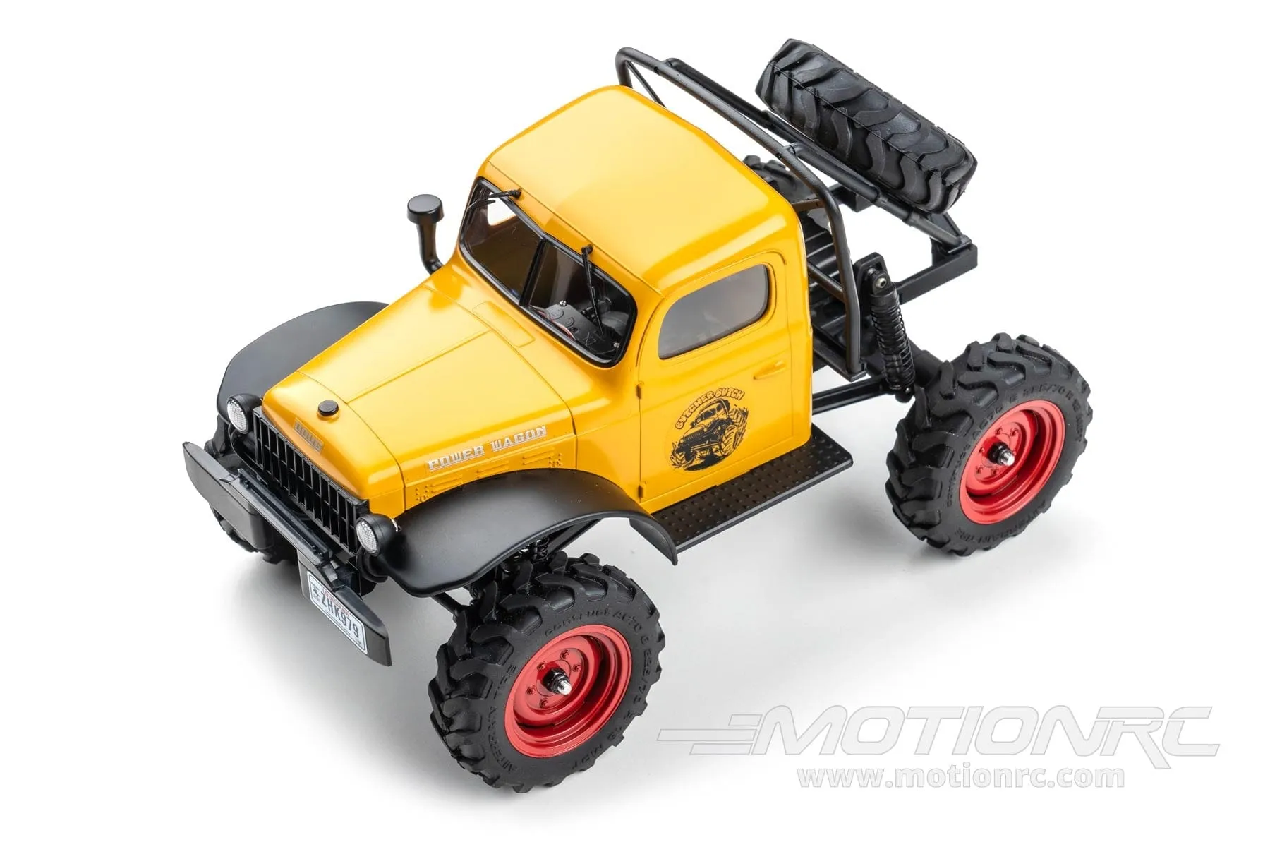 FMS FCX24 Power Wagon Yellow 1/24 Scale 4WD Crawler - RTR