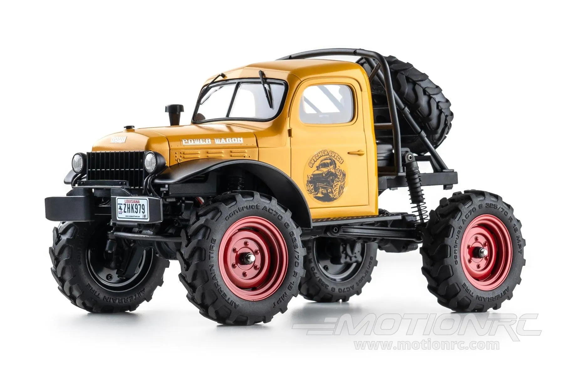 FMS FCX24 Power Wagon Yellow 1/24 Scale 4WD Crawler - RTR