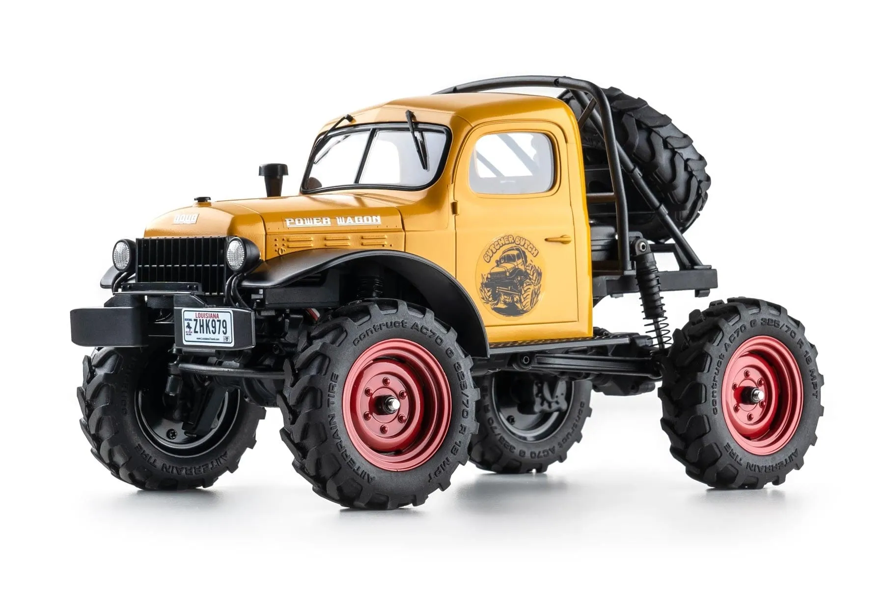 FMS FCX24 Power Wagon Yellow 1/24 Scale 4WD Crawler - RTR