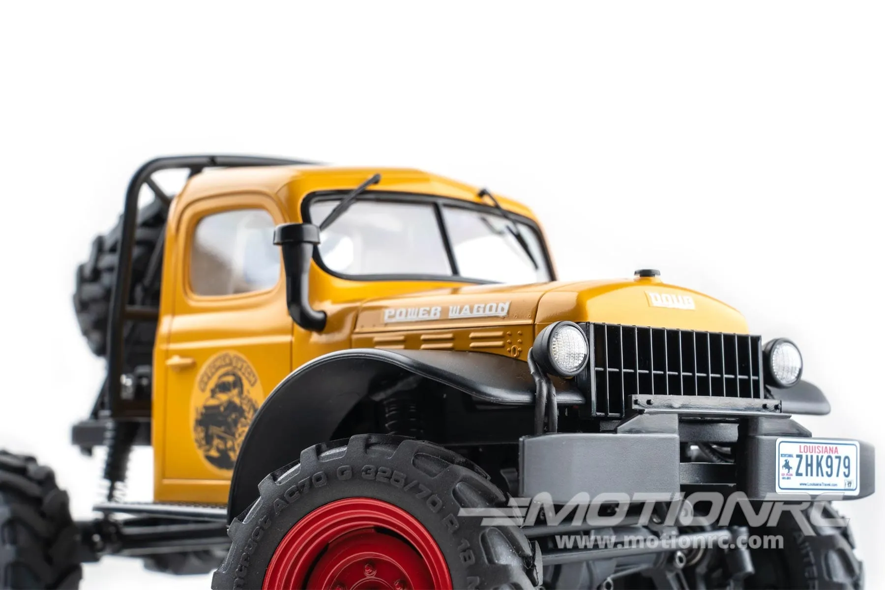 FMS FCX24 Power Wagon Yellow 1/24 Scale 4WD Crawler - RTR