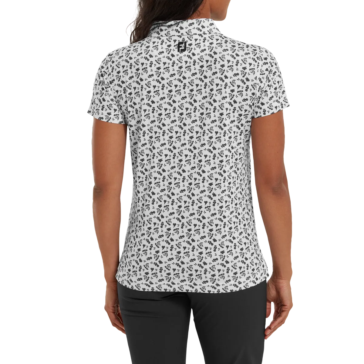 FootJoy Women's Floral Print Lisle Polo