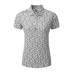 FootJoy Women's Floral Print Lisle Polo