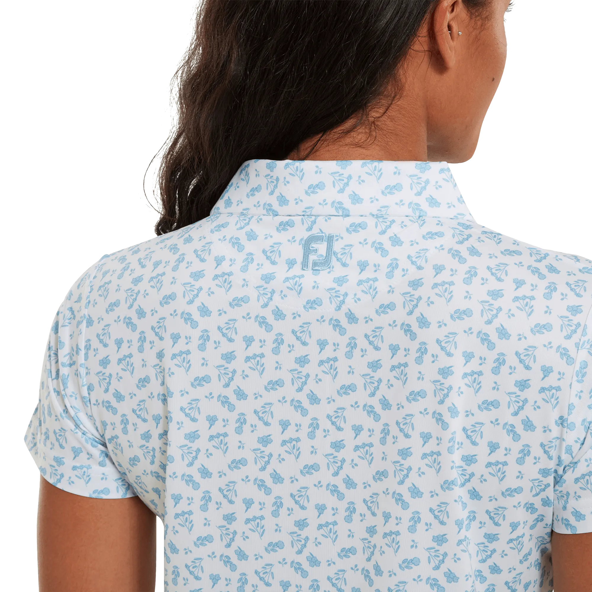 FootJoy Women's Floral Print Lisle Polo