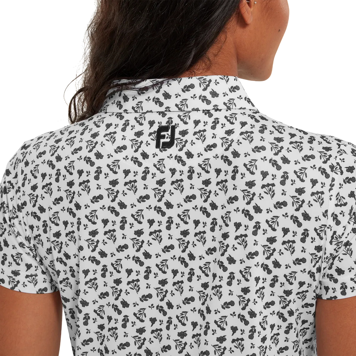 FootJoy Women's Floral Print Lisle Polo