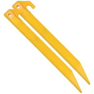 Highlander Plastic Angle Tent Pegs 6 Pack