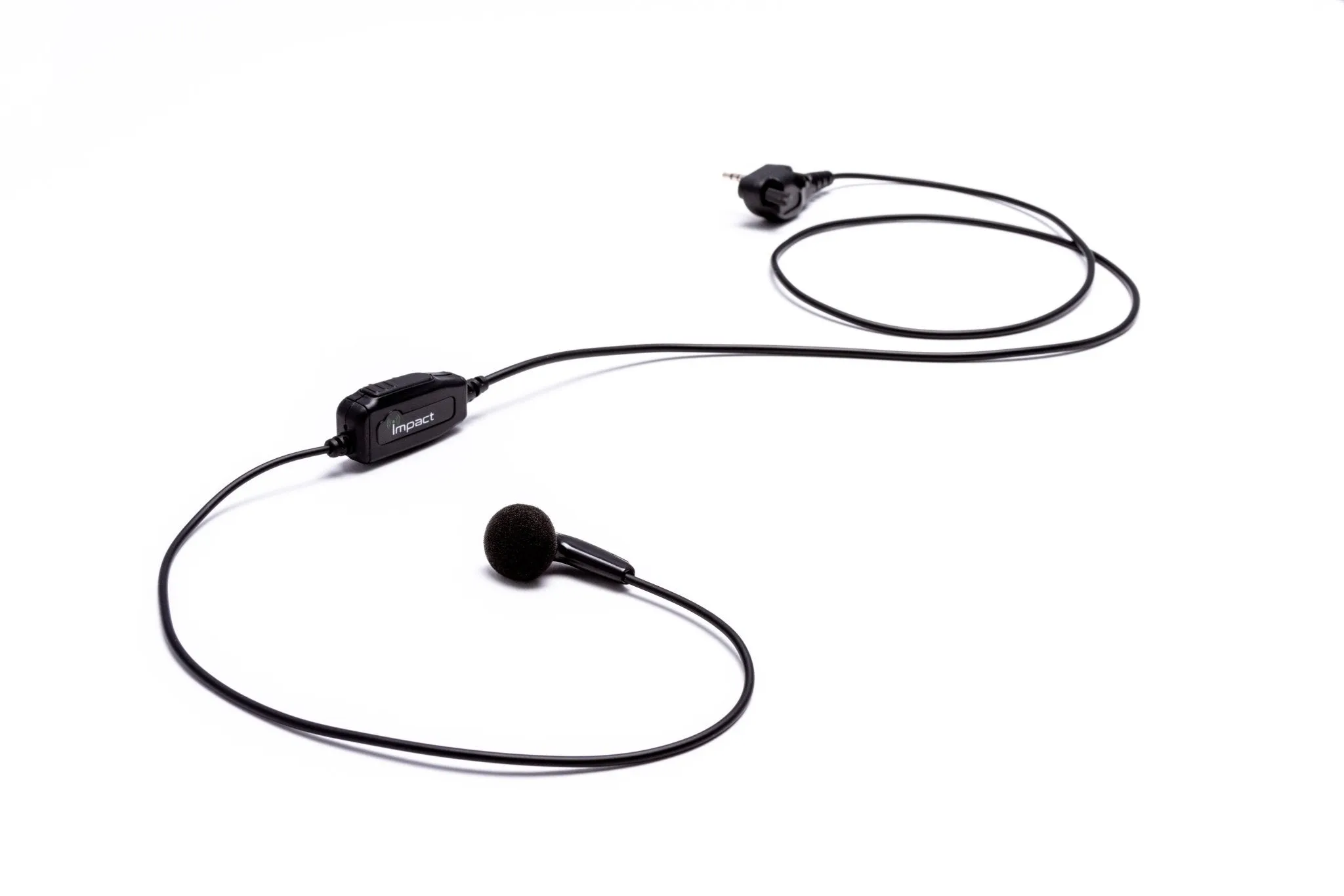 Impact Silver Series 1-Wire Surveillance Kit for Two-Way Radio with Ear Bud M1-S1W-EB1