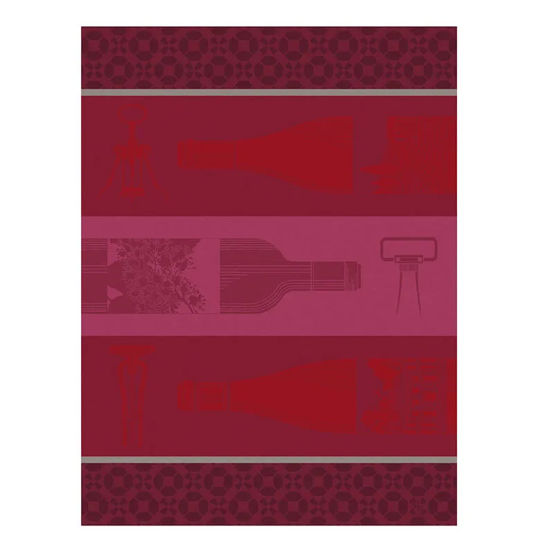 Le Jacquard Francais 'Vin En Bouteille' Tea Towel