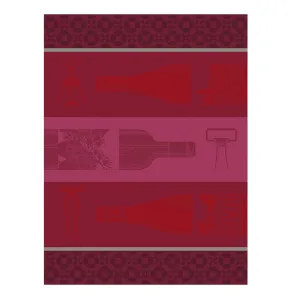 Le Jacquard Francais 'Vin En Bouteille' Tea Towel