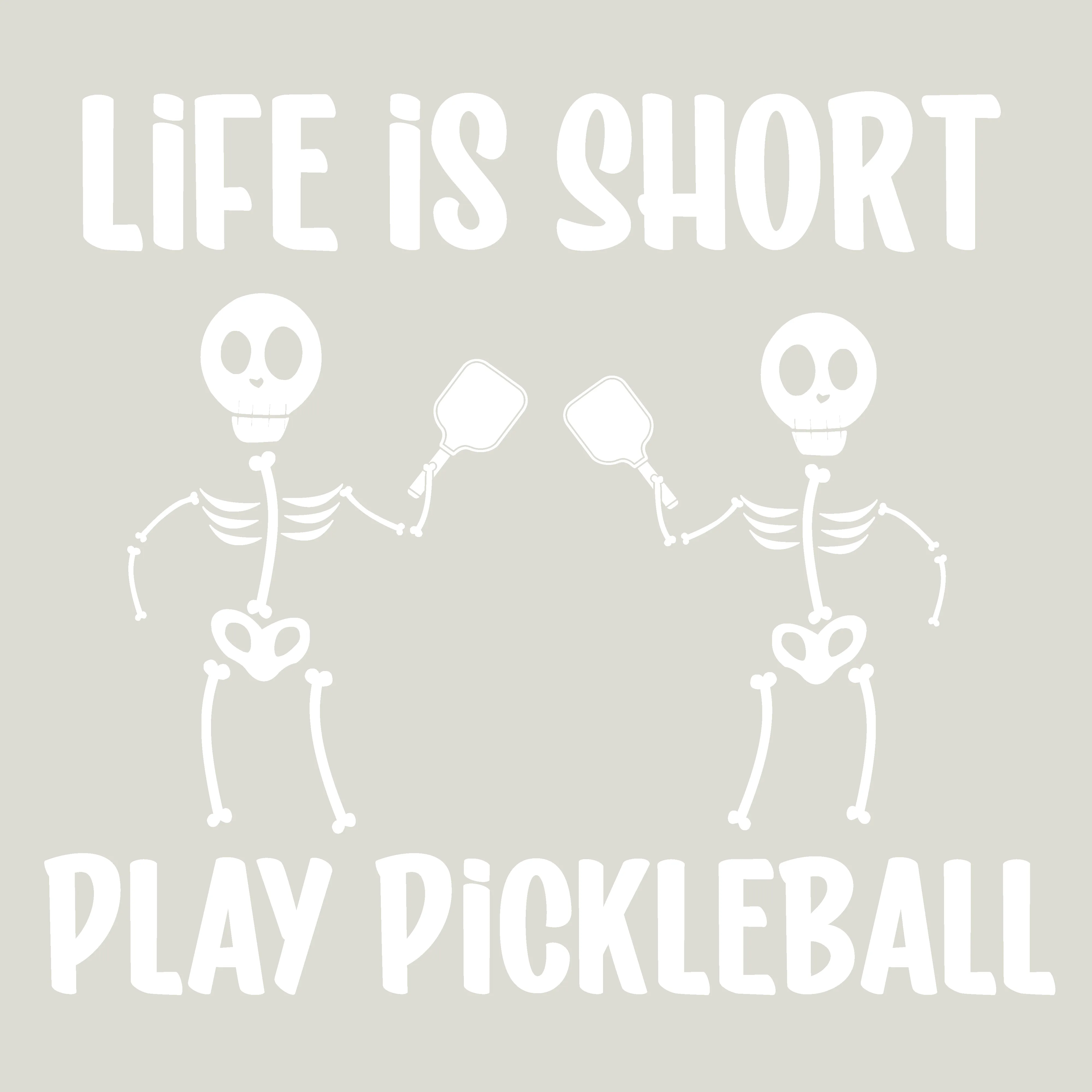 Life is Short Pickleball | Women's 1/4 Zip Pickleball Pullover | 100% Polyester