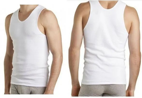 Mens Bonds 3 Pack White Navy Chesty Cotton Singlets Underwear Mens Singlet Tee