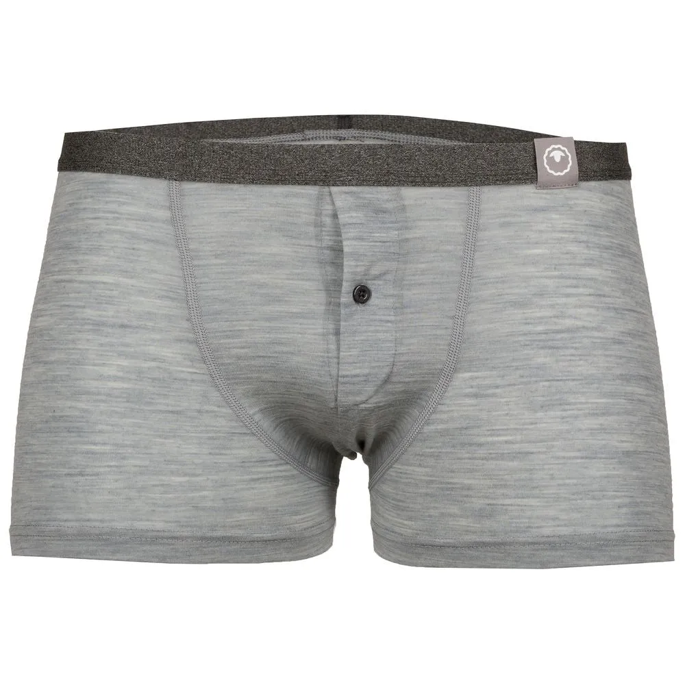 Mens Merino Blend 160 Fly Trunks (Cloud Melange)