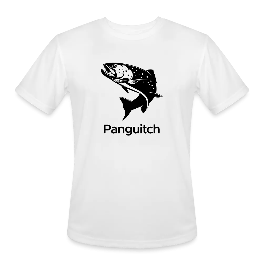 Men’s Moisture Wicking Panguitch Big Fish T-Shirt (Black design)