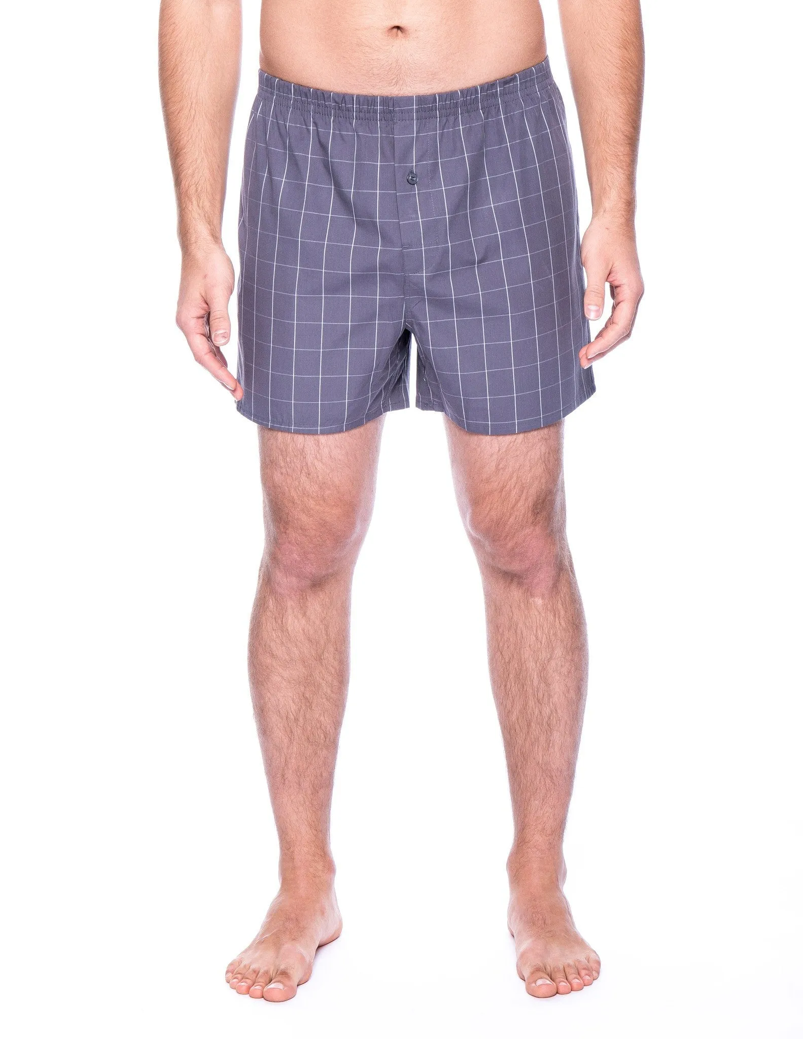 Men's Woven Cotton Boxers - 2 Pack