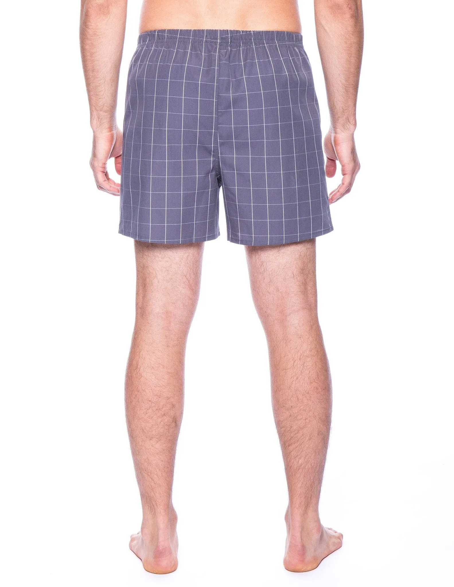 Men's Woven Cotton Boxers - 2 Pack