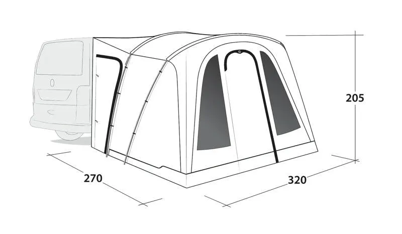 Outwell San Diego Drive Away Awning