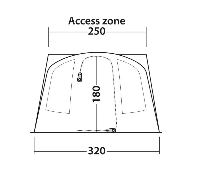 Outwell San Diego Drive Away Awning