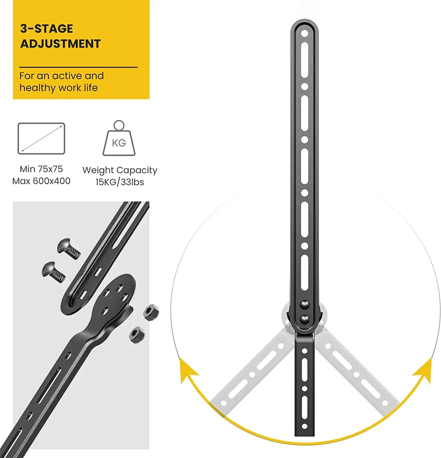 PUTORSEN Sound Bar Mount Bracket