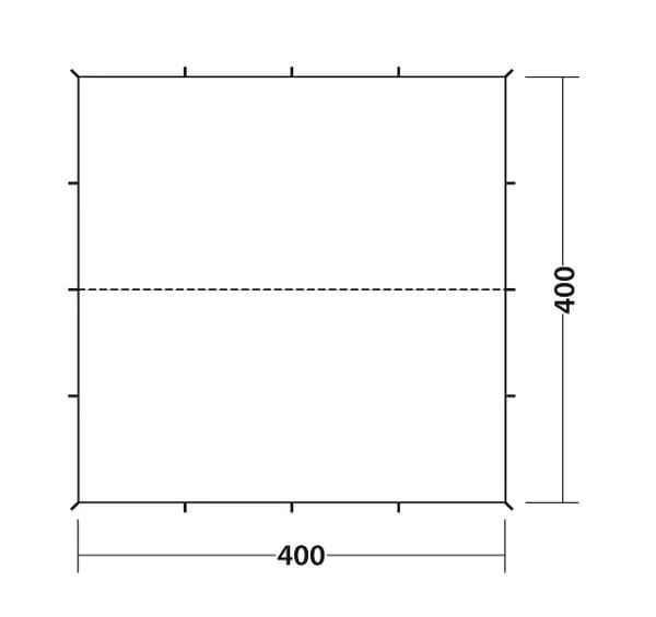 Robens Trail Camping Tarp 4 x 4 Metres