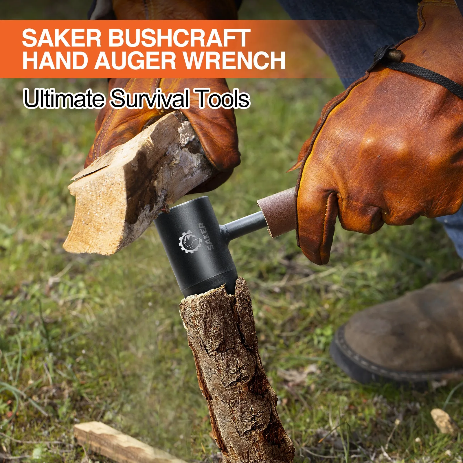 SAKER® Upgrade Bushcraft Hand Auger Wrench