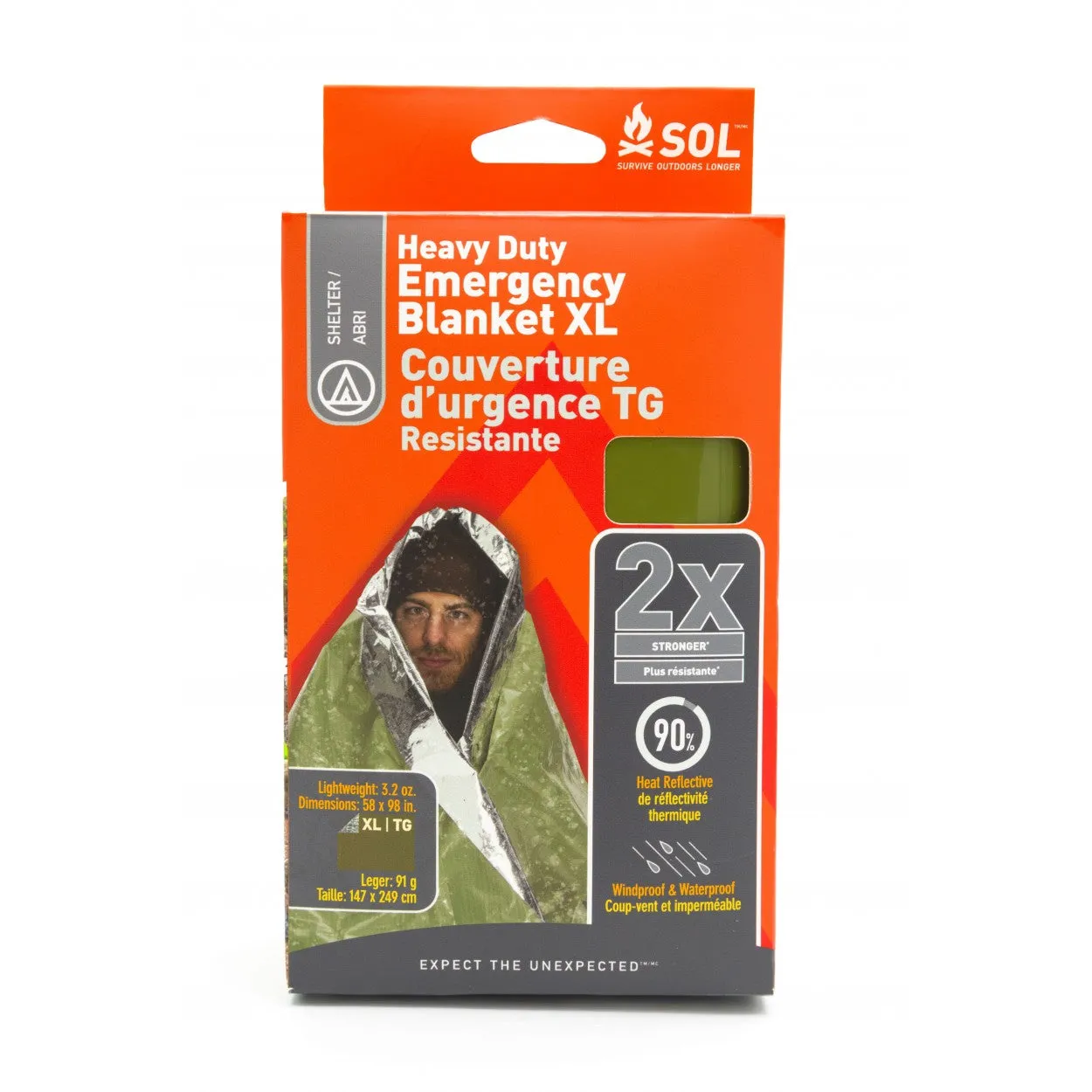 SOL Heavy Duty Emergency Blanket XL