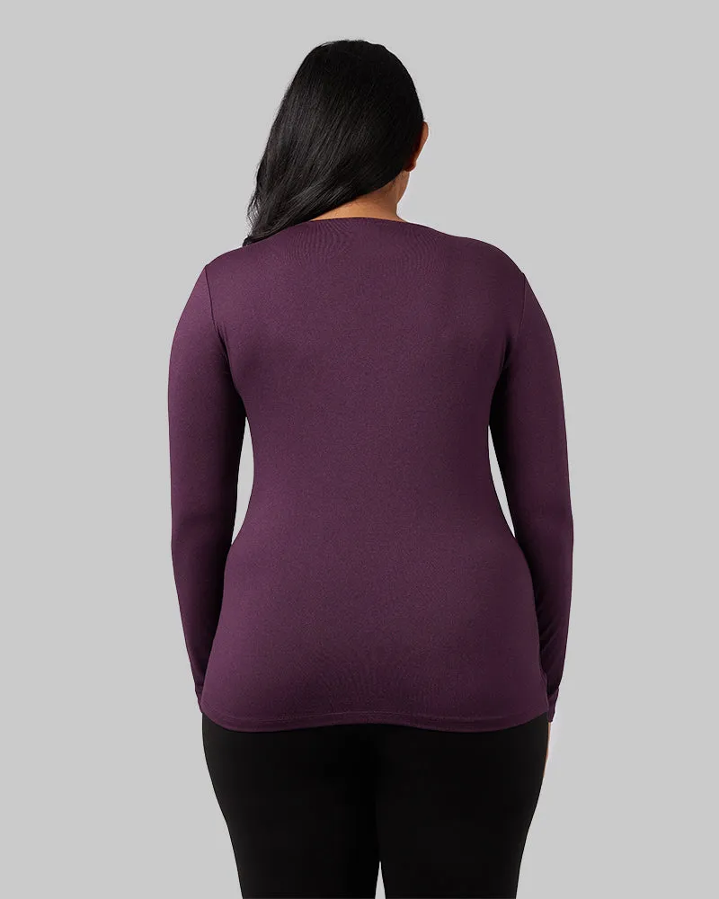 WOMEN'S LIGHTWEIGHT BASELAYER SCOOP TOP