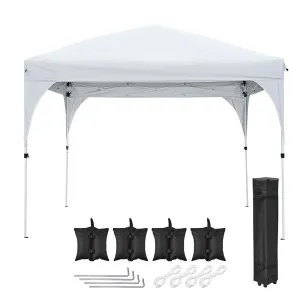 Yescom Ez Pop Up Canopy Tent 10'x10' Camping Shelter w/ Roller Bag